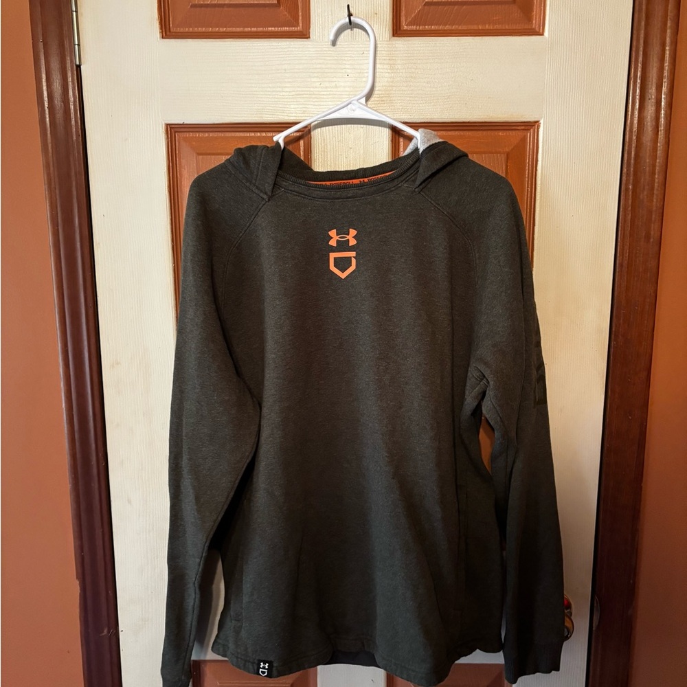 Under Armour Army Green Baseball Hoodie
